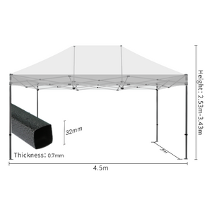 Flexible Aluminum Marquee Tent 3*4.5