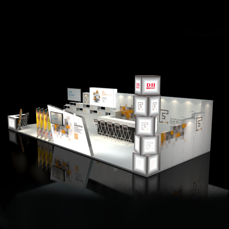 Rectangle Booth Set Up Optional Sizes Pop-up Shop Presentation Booth Set-up System from China ...