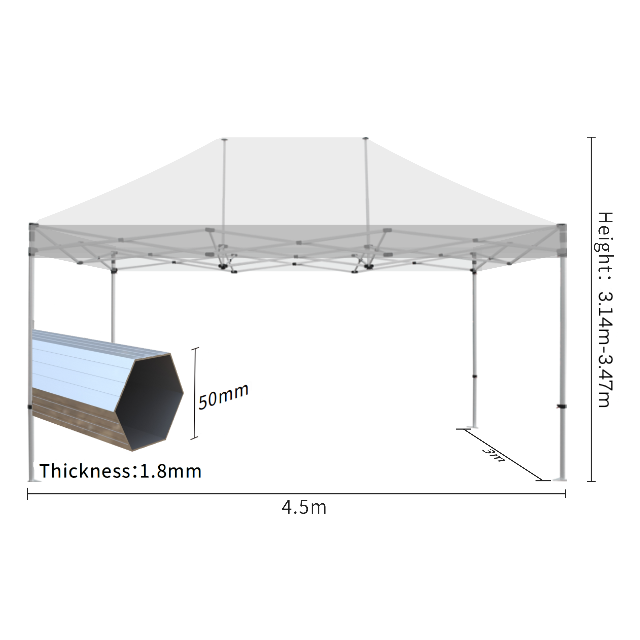 Lightweight Aluminum Marquee Tent 3*4.5