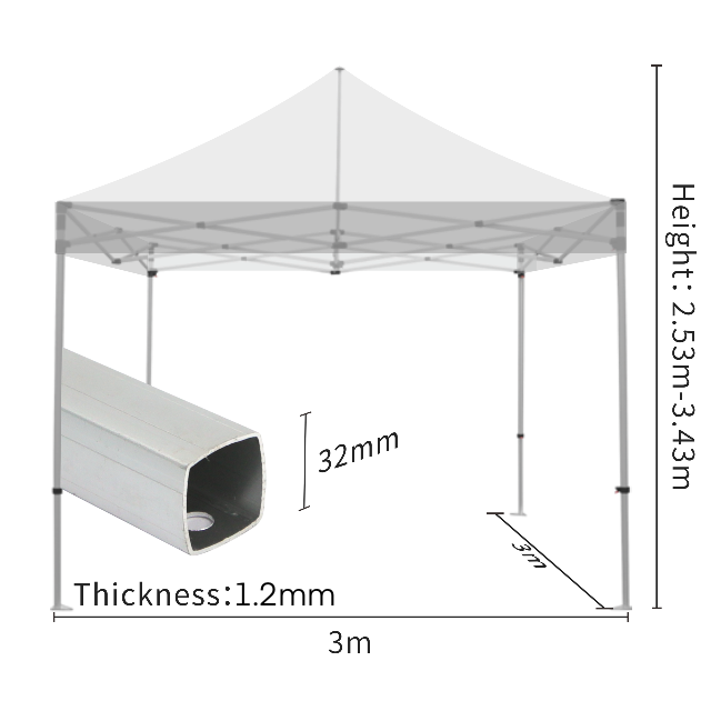 Exhibition Aluminum Marquee Tent 3*3