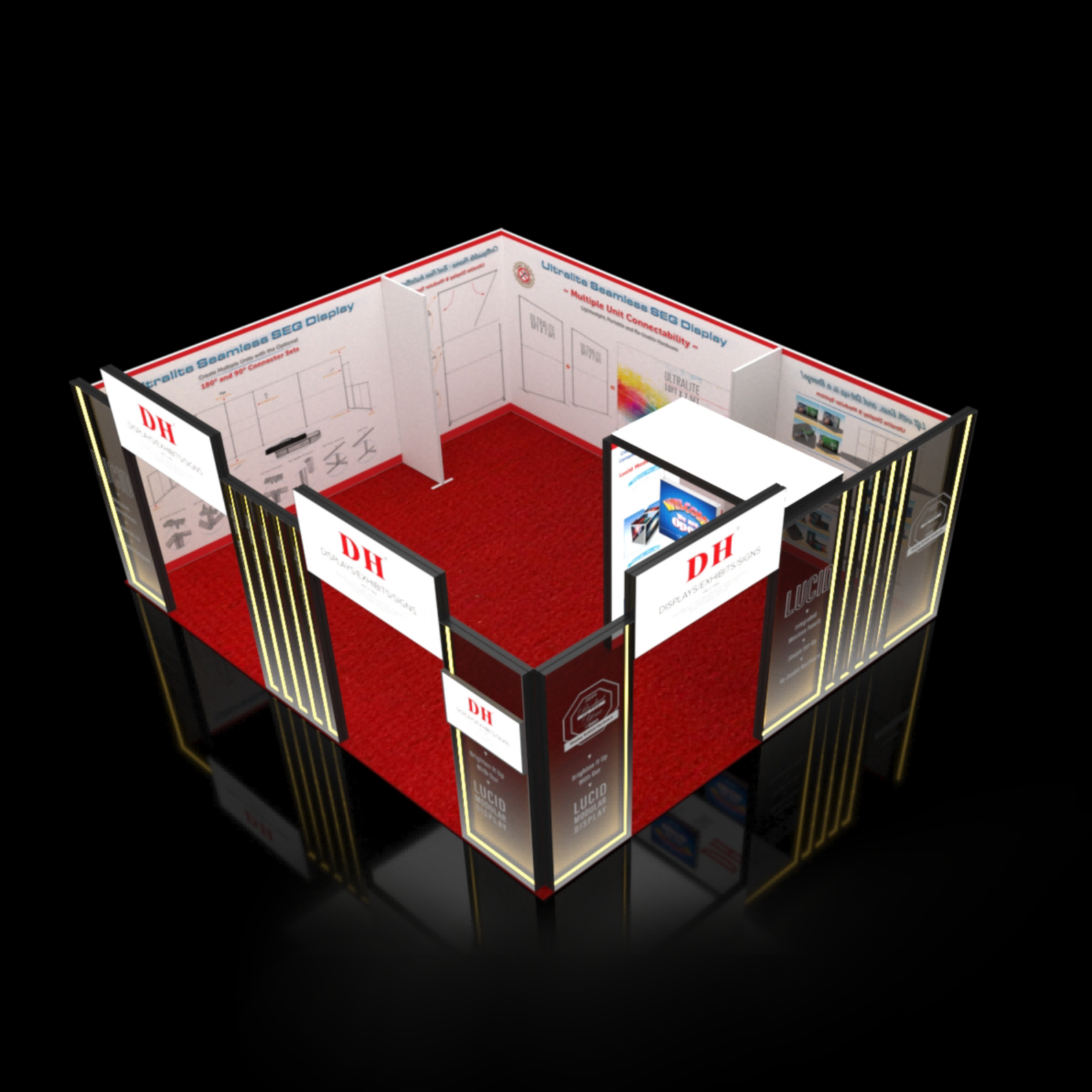 Environmental Friendly Fashion Design Exhibition Booth Setup System 6 Environmental Friendly Fashion Design Exhibition Booth Setup System 6