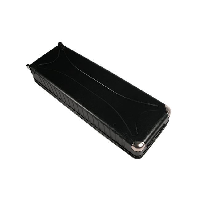 Black Molded Plastic Case with Wheel 
