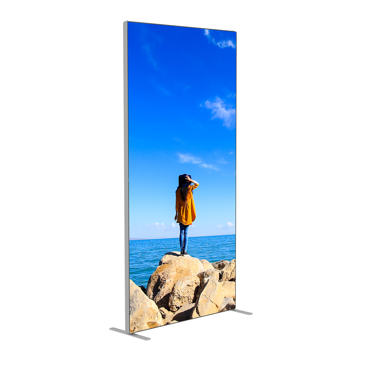 Advertising Portable Aluminum Foldable display Stand 